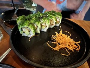 Vegan Sushi 🍱   at Midori in Puerto Baquerizo Moreno