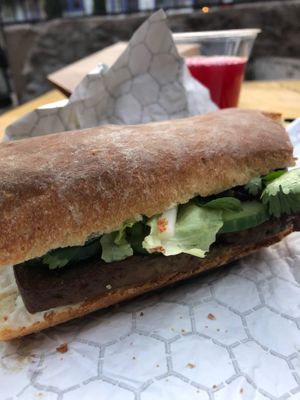 Bahn mi at On the Vedge in Bisbee