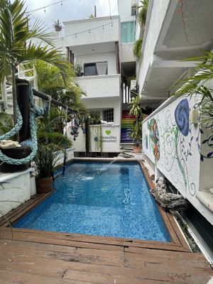 Restaurant is found inside Hosetlito at Coral Restaurante in Cozumel