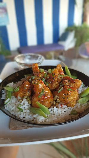 Lisa at Coral Restaurante in Cozumel