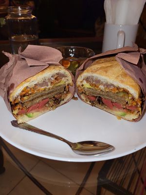 Celia sandwich at Coral Restaurante in Cozumel