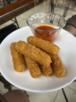 Mozzarella sticks   at Coral Restaurante in Cozumel