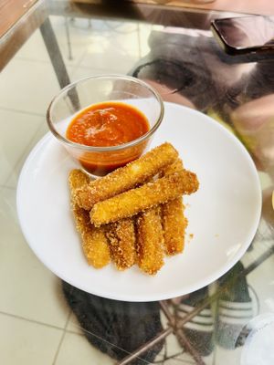 Mozzarella sticks   at Coral Restaurante in Cozumel