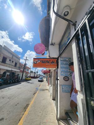 Entrance up stairs at Coral Restaurante in Cozumel
