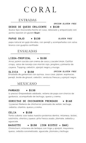  at Coral Restaurante in Cozumel