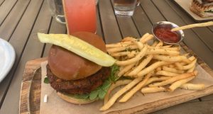 Vegan Burger   at Lake Park Diner in Naples