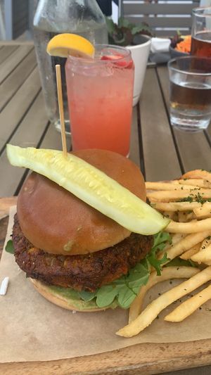 Vegan Burger   at Lake Park Diner in Naples
