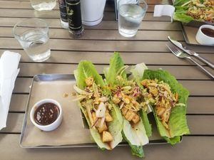 Vegetarian Lettuce Wraps at Lake Park Diner in Naples