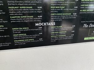 Fun mocktails  at Lake Park Diner in Naples