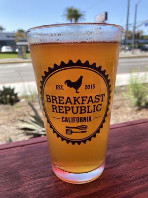 Breakfast beer at Breakfast Republic in Costa Mesa