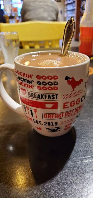 Coffee at Breakfast Republic in Costa Mesa