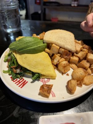 Harvest omelet   at Breakfast Republic in Costa Mesa