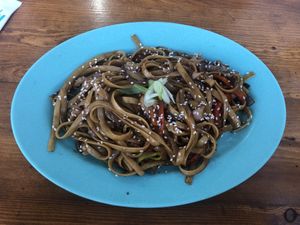 Stir fried noodles at Box Meal in Dahab
