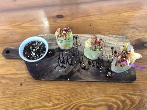 Summer rolls at Box Meal in Dahab