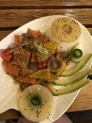 Coconut veggies and rice  at Box Meal in Dahab