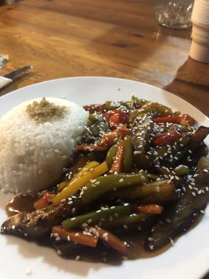 Eggplant dish at Box Meal in Dahab