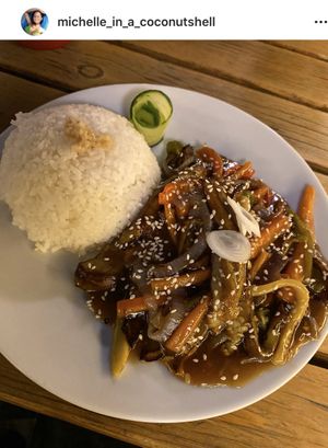 Eggplant something that taste like nothing 😂 at Box Meal in Dahab