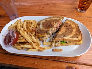 Tuna Melt. at Brunch Bird in Austin