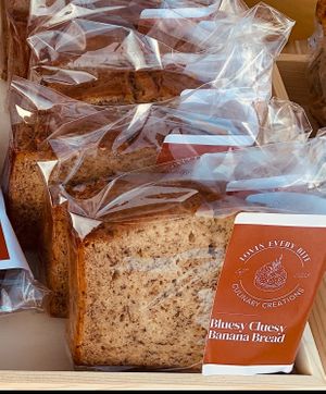 Vegan Banana Bread at Lovely Brew in Monterey