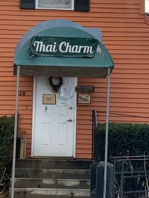 Entrance  at Thai Charm in New Milford