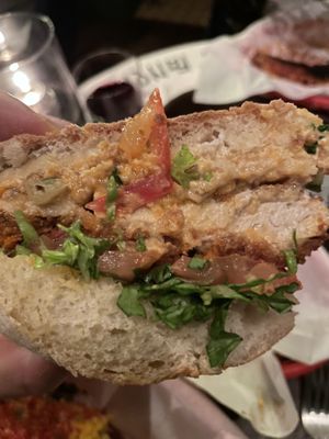 Chickn sandwich  at Rascal's in Santa Barbara