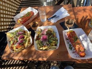 rascals august 2021 nachos and elote at Rascal's in Santa Barbara