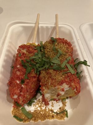 Delicious elote !  at Rascal's in Santa Barbara