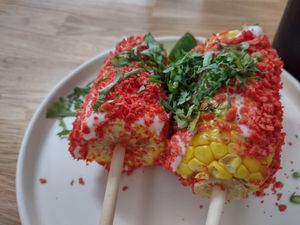 Elote at Rascal's in Santa Barbara