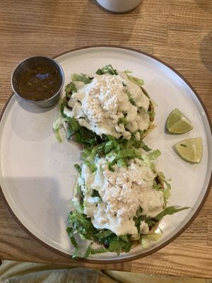 Sopes and crunch wrap 8/10, solid vegan Mexican!   at Rascal's in Santa Barbara