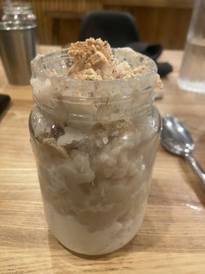 Vegan rice pudding   at Rascal's in Santa Barbara