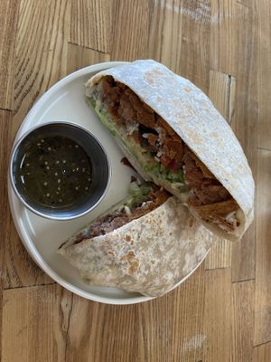 Crunch wrapp  at Rascal's in Santa Barbara