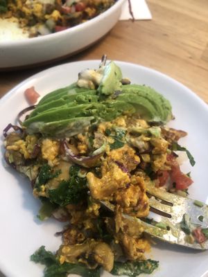 Scrambled todo bowl 😋  at Rascal's in Santa Barbara