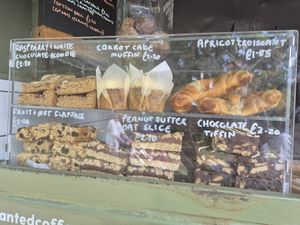 Cake selection at Planted Coffee Co - Food Trailer in Hertford