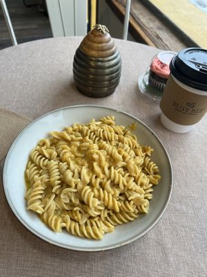 Butternut mac n cheeze  at Busy Bee in Jersey City
