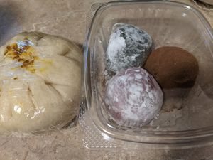 vegan Japanese options at Comox Valley Farmers' Market in Courtenay