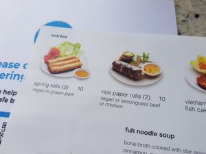 Menu - entrees at Eat Fuh in Darlinghurst