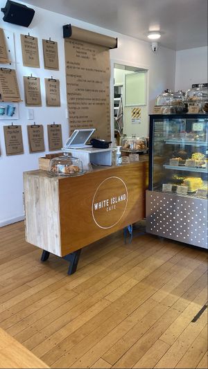 Counter area  at White Island Cafe  in Whakatane