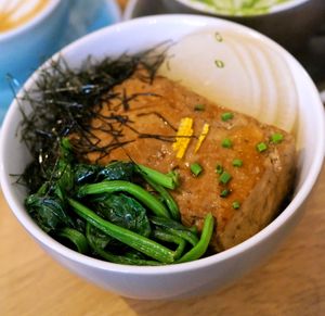 Simmered Tofu at Graines du Jour in Paris