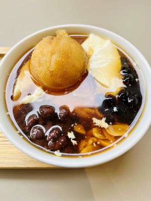 Tofu pudding  at Graines du Jour in Paris