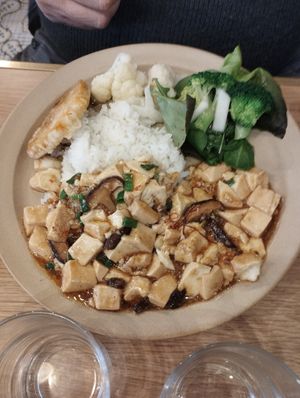 Tofu mopa at Graines du Jour in Paris