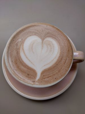 Chocolat latte at Graines du Jour in Paris