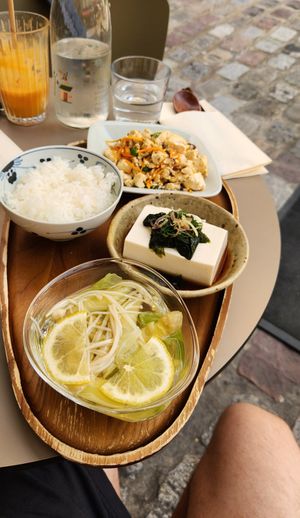 Japanese lunch (shojin ryori) at Graines du Jour in Paris