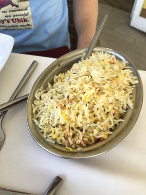 different dishes, bottom row: pansanda & alooh gobi - the other names we cannot remember in food coma state  at Hindú Kurma in Sotogrande