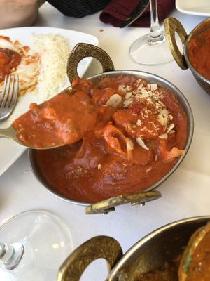  vegan tikka vegetables  at Hindú Kurma in Sotogrande