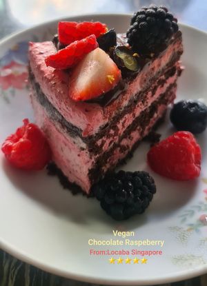 Vegan Chocolate Raspberry at Locaba in Central Singapore