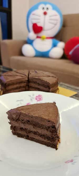 Vegan Sweet Cocoa Chocolate Cake at Locaba in Central Singapore