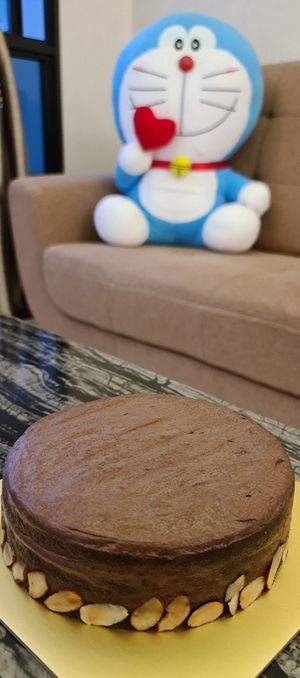 Vegan Sweet Cocoa Chocolate Cake at Locaba in Central Singapore