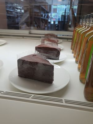 Vegan Dark Chocolate Cake ~ at Locaba in Central Singapore