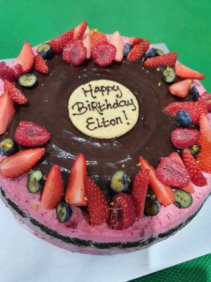 Vegan Birthday Cake ~ April 2020 at Locaba in Central Singapore