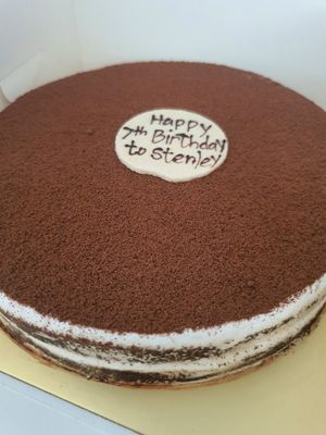 Vegan Tiramisu ~ 20/6/21 at Locaba in Central Singapore